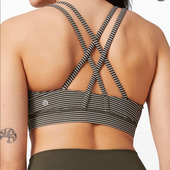 lululemon athletica Other - Lululemon Energy Bra - Strappy and Striped